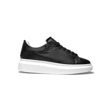 Sneakers cocco nera suola over - FLAG STORE